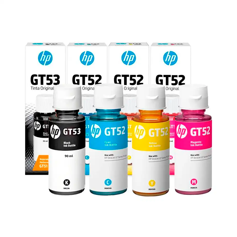 TINTA HP GT53/GT52 TODOS LOS COLORES